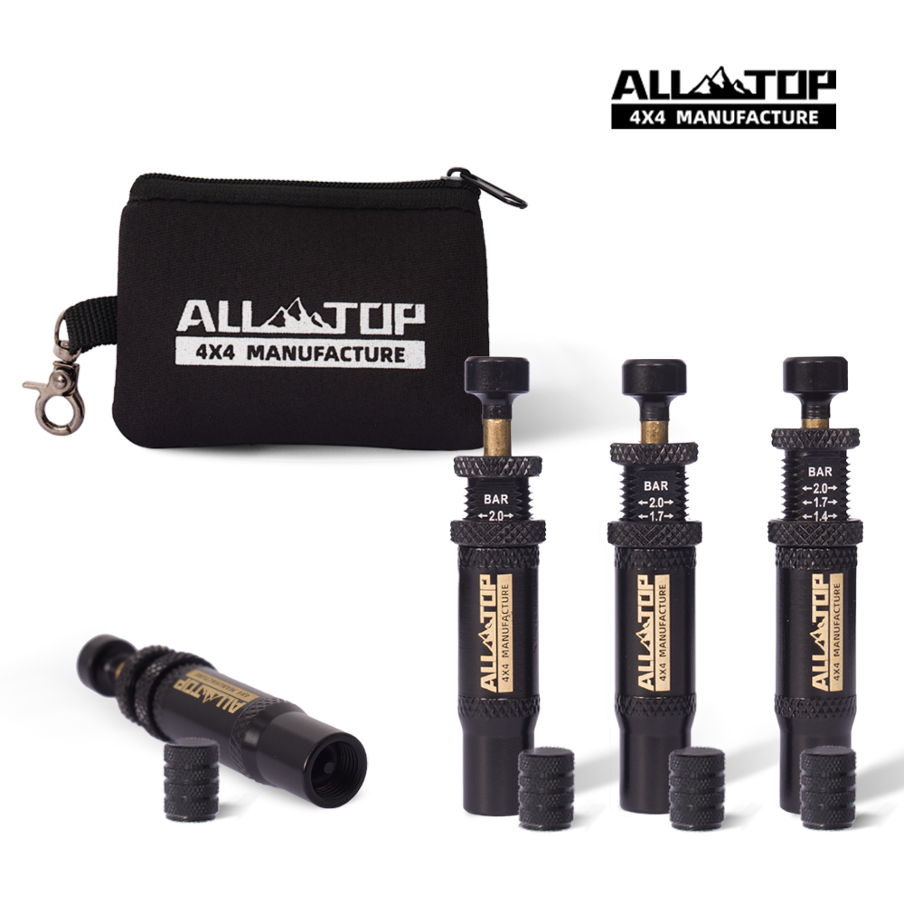 ADJUSTABLE AUTO-STOP AIR-DOWN DEFLATOR, 10-30 PSI, 4PCS